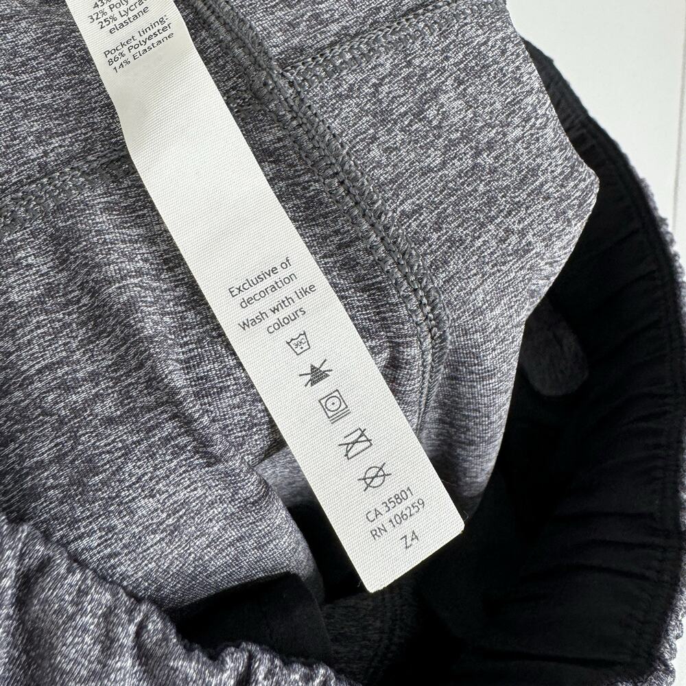 Lululemon Womens Sweat Pants 4 Heathered Gray On the Fly 7/8 Jogger Lounge Gym - Picture 14 of 15